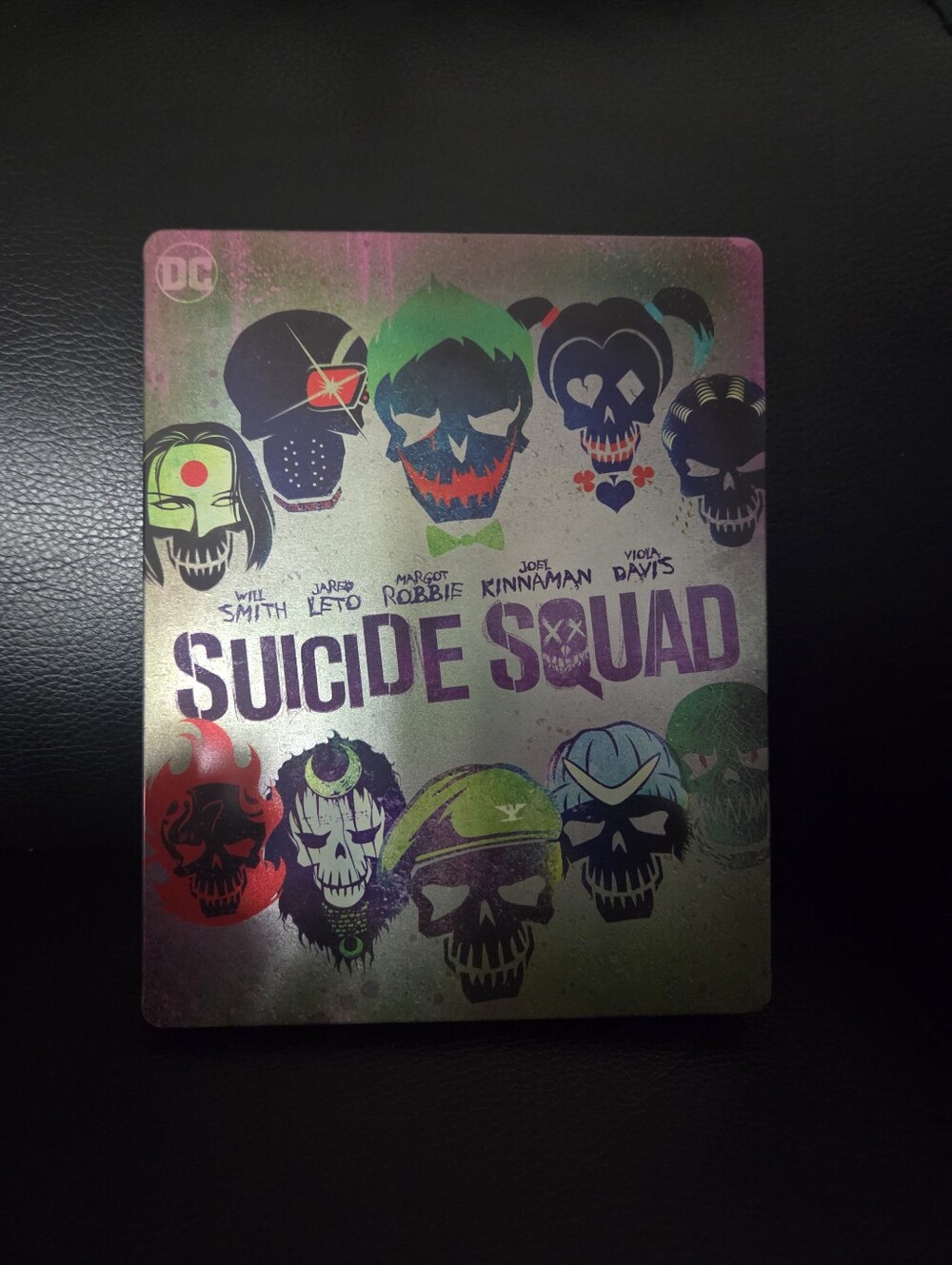 DC Suicide Squad Limited Edition Steelbook 4K and Regular Blu Ray